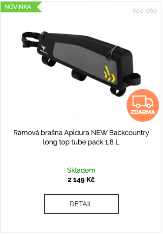 Ramova-brasna-Apidura-NEW-Backcountry-long top tube pack 1,8 L